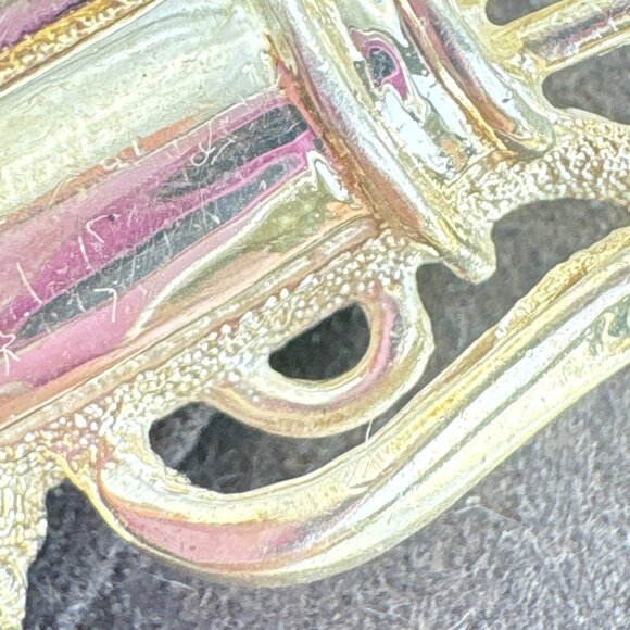 VTG Solid Sterling Silver 925 Golf Club Bag Pin Brooch Size 2" Length - Picture 6 of 11